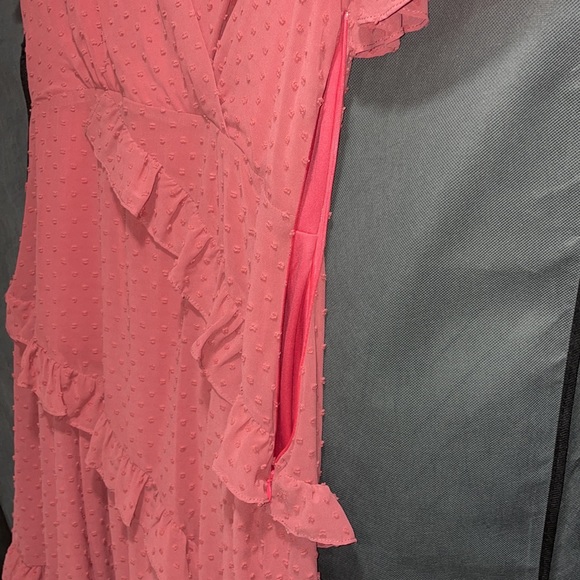 Lulus Midi Pink Ruffle Dress - Picture 5 of 5